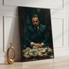 The Castle Decor Finance Motivation Wall Art Framed Painting 20x30 Inch
