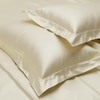 Stoa Paris Satin Pillow Covers,  Premium Plain Pillow Cover Set of 2, 68L x 45W cms - Ivory