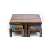 Blane Coffee Table Set - Multicolour Patch Kantha