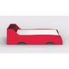 Batty Engineered Wood Non Storage Bed in Red Colour