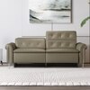 Splendor Three Seater Motorized Leather Recliner in Olive Green Colour