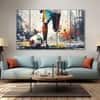 The Castle Decor Football Wall Art Set of 5 Digital Painting 27x48 Inch
