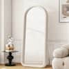 The Artment Unbreakable Beige Arch Puff Floor Mirror (160 x 60) cm
