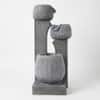 Water Fountain Nordic Serenity Water Fountain in 3 Tier in Slate Grey Colour