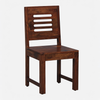 Maharin Solid Wood Dining Chair in Honey Finish - Set of 2