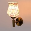 Devansh Metal Electric Wall Light in Gold Colour with Multi Shade Count of 1 Light