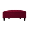 Replon 2 Ottoman with Storage Color in Maroon