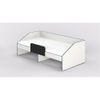 Hangout Engineered Wood Non Storage Bed in White Colour
