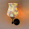 Devansh Metal Electric Wall Light in Black Colour with Multi Shade Count of 1 Light