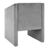 Shuntina Accent Velvet Chair in Grey Colour