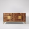 Banner Solid Wood Sideboard in Brown Colour