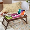 Breakfast TableTable Solid Wood Breakfast Table/Tray In Multicolour
