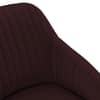Rochelle Lounge Chair in Deep Plum Velvet Colour