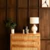 Capri Handicrafted Table Lamp in Black, blue and white Colour