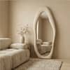 The Artment Beige Fluid Reflection Unbreakable Floor Mirror For Home (170 X 70 CM)