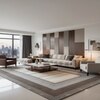 Urban Frame Carpet Size 7.6x5.4 ft.