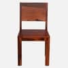 Noguchi Sheesham Wood Dining Chairs in Scratch Resistant Honey Oak Finish Set of 2