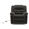 Theo Single Seater Motorized Recliner In Urban Grey Premium Chenille Fabric