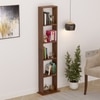 Walten Engineered Wood Bookshelf in Brown Maple