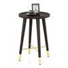 Sinata Solid Wood Side Table in American Walnut Finish
