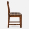 Arbor 4 Seater Dining Set with Cushioned Chairs in Check Colour