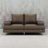 Benjamin 2 Seater Leatherette Sole in Ash Grey Colour
