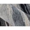 Nyah Dark Gray Abstract Hand-Tufted Viscose 6X4 Feet Carpet