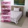 Yuri White Floral 290 TC Cotton Flat Single Size Bedsheet with 1 Pillow Cover – Threads