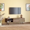 Dyson Solid Wood Free Standing TV Unit in Danish Walnut Finish