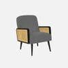 Haden Ratan Accent Chair in Grey Colour