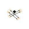 Eight Head Sputnik Black Mordern Chandelier