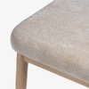 Dune Solid Wood Dining Chair in Grey Colour