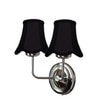 Devansh Dual Steel Metal  Wallmounted Lamp With Cotton Steel Metal  Shade