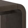Quinn Solid Wood Side Table In Danish Walnut