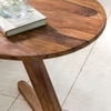 Fabre Solid Wood Side Table in Provincial Teak Finish