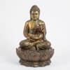 Water Fountain Lotus Serenity Buddha Water Fountain in Multicolor Colour