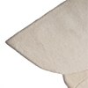 Vitara Wool Rectangle Carpets Hand Tufted in White Colour