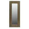 Kent Mango Wood Inlay Brass Tall Wall Mirror