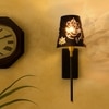 Devansh Metal Electric Wall Light in Black Colour with Black Shade Count of 1 Light