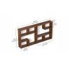 Petree Engineered Wood Wall Mounted Floating Shelf Display Rack Decorative for Livingroom Hall Décor Home Furniture (Brown Maple)