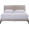 Scandinavian Blandus Queen Bed White Matte Finish