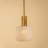 Glided Hanging Lamp in Gold Finish