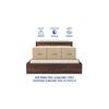 Erinnyes Solidwood Headbord With Box Storage Queen Bed