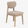 Dune Solid Wood Dining Chair in Grey Colour