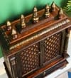 D'Dass Sheesham and Mdf Wooden Home Temple For Pooja Mandir For Home