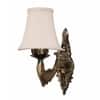 Devansh Metal Electric Wall Light in Gold Colour with Multi Shade Count of 1 Light