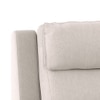 Emila Left Aligned Three Seater Sectional Recliner in Cream Colour