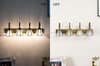 Galaxy Brass and Glass Wall Picture Light