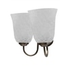 Devansh Steel Electric Wall Light in Steel Colour with White Shade Count of 2 Lights