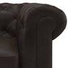 Winchester 2 Seater Leatherette Sofa in Chocolate Colour